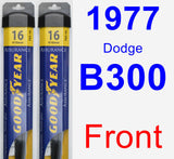 Front Wiper Blade Pack for 1977 Dodge B300 - Assurance