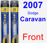 Front Wiper Blade Pack for 2007 Dodge Caravan - Assurance