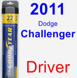 Driver Wiper Blade for 2011 Dodge Challenger - Assurance