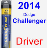 Driver Wiper Blade for 2014 Dodge Challenger - Assurance