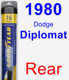 Rear Wiper Blade for 1980 Dodge Diplomat - Assurance