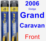 Front Wiper Blade Pack for 2006 Dodge Grand Caravan - Assurance