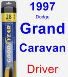 Driver Wiper Blade for 1997 Dodge Grand Caravan - Assurance