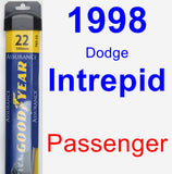 Passenger Wiper Blade for 1998 Dodge Intrepid - Assurance