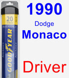 Driver Wiper Blade for 1990 Dodge Monaco - Assurance