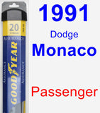 Passenger Wiper Blade for 1991 Dodge Monaco - Assurance