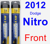 Front Wiper Blade Pack for 2012 Dodge Nitro - Assurance