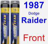 Front Wiper Blade Pack for 1987 Dodge Raider - Assurance