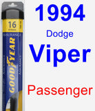 Passenger Wiper Blade for 1994 Dodge Viper - Assurance