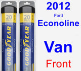 Front Wiper Blade Pack for 2012 Ford Econoline Van - Assurance