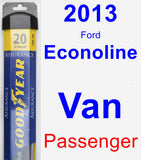 Passenger Wiper Blade for 2013 Ford Econoline Van - Assurance