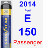 Passenger Wiper Blade for 2014 Ford E-150 - Assurance