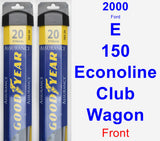 Front Wiper Blade Pack for 2000 Ford E-150 Econoline Club Wagon - Assurance