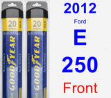 Front Wiper Blade Pack for 2012 Ford E-250 - Assurance