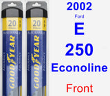 Front Wiper Blade Pack for 2002 Ford E-250 Econoline - Assurance