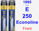 Front Wiper Blade Pack for 1995 Ford E-250 Econoline - Assurance