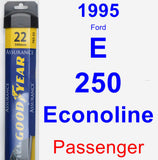 Passenger Wiper Blade for 1995 Ford E-250 Econoline - Assurance