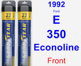 Front Wiper Blade Pack for 1992 Ford E-350 Econoline - Assurance