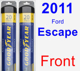 Front Wiper Blade Pack for 2011 Ford Escape - Assurance