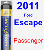 Passenger Wiper Blade for 2011 Ford Escape - Assurance