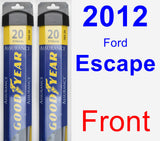 Front Wiper Blade Pack for 2012 Ford Escape - Assurance