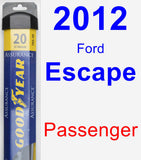 Passenger Wiper Blade for 2012 Ford Escape - Assurance