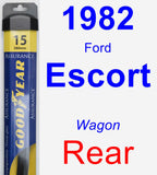 Rear Wiper Blade for 1982 Ford Escort - Assurance
