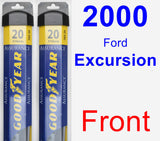 Front Wiper Blade Pack for 2000 Ford Excursion - Assurance