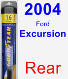 Rear Wiper Blade for 2004 Ford Excursion - Assurance