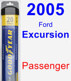 Passenger Wiper Blade for 2005 Ford Excursion - Assurance