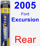 Rear Wiper Blade for 2005 Ford Excursion - Assurance