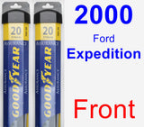 Front Wiper Blade Pack for 2000 Ford Expedition - Assurance