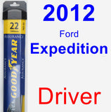 Driver Wiper Blade for 2012 Ford Expedition - Assurance