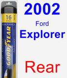 Rear Wiper Blade for 2002 Ford Explorer - Assurance