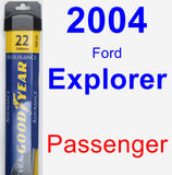 Passenger Wiper Blade for 2004 Ford Explorer - Assurance