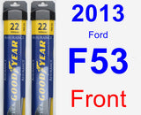 Front Wiper Blade Pack for 2013 Ford F53 - Assurance