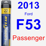 Passenger Wiper Blade for 2013 Ford F53 - Assurance