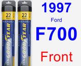 Front Wiper Blade Pack for 1997 Ford F700 - Assurance