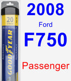 Passenger Wiper Blade for 2008 Ford F750 - Assurance