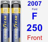 Front Wiper Blade Pack for 2007 Ford F-250 - Assurance