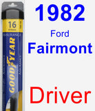 Driver Wiper Blade for 1982 Ford Fairmont - Assurance