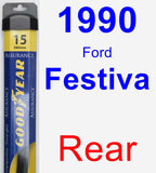 Rear Wiper Blade for 1990 Ford Festiva - Assurance