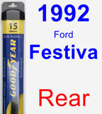 Rear Wiper Blade for 1992 Ford Festiva - Assurance