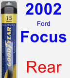 Rear Wiper Blade for 2002 Ford Focus - Assurance