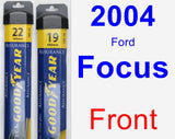 Front Wiper Blade Pack for 2004 Ford Focus - Assurance