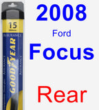 Rear Wiper Blade for 2008 Ford Focus - Assurance