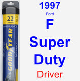 Driver Wiper Blade for 1997 Ford F Super Duty - Assurance