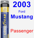 Passenger Wiper Blade for 2003 Ford Mustang - Assurance