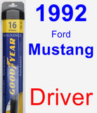 Driver Wiper Blade for 1992 Ford Mustang - Assurance