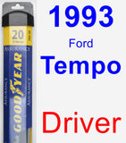 Driver Wiper Blade for 1993 Ford Tempo - Assurance